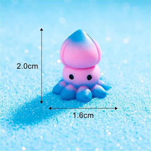 Cute Mini Creative Noctilucent Marine Animals, Squid Hinge Heads Decorative Topper Set 6PCS, Home Decoration,Magnetic Hinge Head Toppers Door Hinge in Saudi Arabia