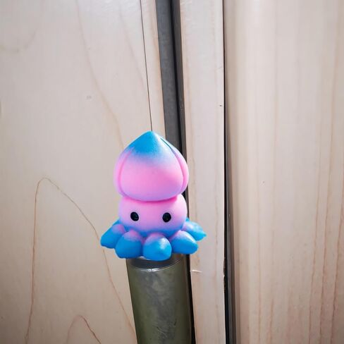 Cute Mini Creative Noctilucent Marine Animals, Squid Hinge Heads Decorative Topper Set 6PCS, Home Decoration,Magnetic Hinge Head Toppers Door Hinge in Saudi Arabia