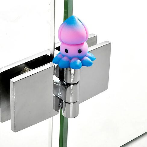 Cute Mini Creative Noctilucent Marine Animals, Squid Hinge Heads Decorative Topper Set 6PCS, Home Decoration,Magnetic Hinge Head Toppers Door Hinge in Saudi Arabia