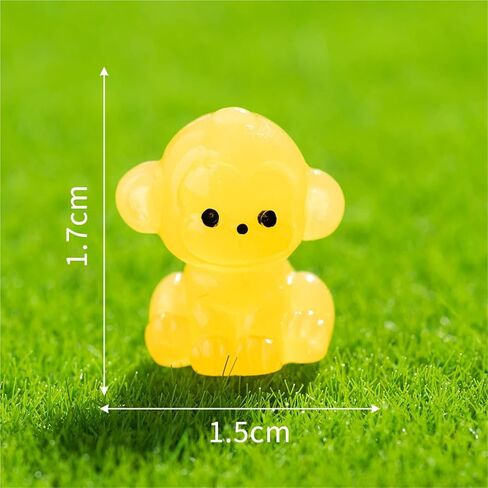 Cute Mini Creative Luminous Little Monkey Hinge Heads Decorative Topper Set 6PCS, Home Decoration,Magnetic Hinge Head Toppers Door Hinge in Saudi Arabia