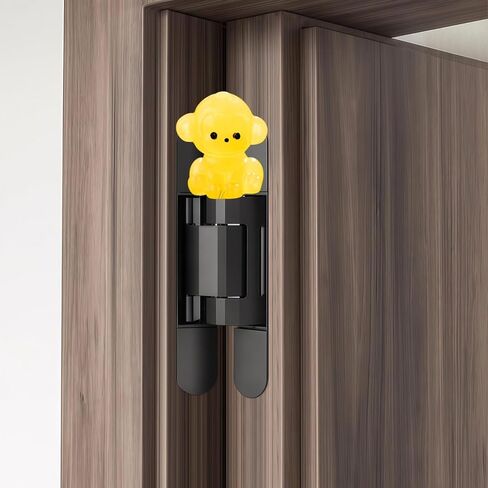 Cute Mini Creative Luminous Little Monkey Hinge Heads Decorative Topper Set 6PCS, Home Decoration,Magnetic Hinge Head Toppers Door Hinge in Saudi Arabia