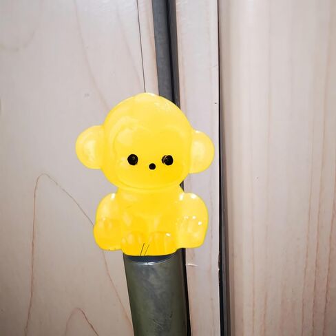 Cute Mini Creative Luminous Little Monkey Hinge Heads Decorative Topper Set 6PCS, Home Decoration,Magnetic Hinge Head Toppers Door Hinge in Saudi Arabia
