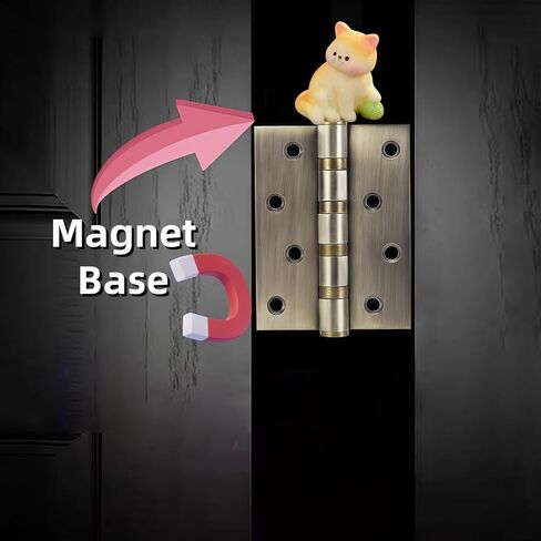 Cute Mini Creative Playing with Cats Hinge Heads Decorative Topper Set 4PCS, Home Decoration,Magnetic Hinge Head Toppers Door Hinge in Saudi Arabia