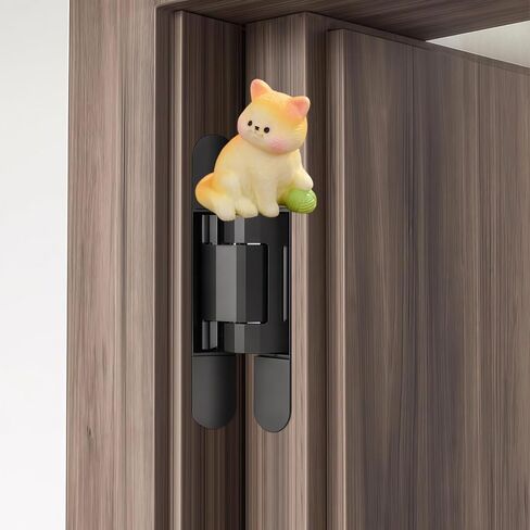 Cute Mini Creative Playing with Cats Hinge Heads Decorative Topper Set 4PCS, Home Decoration,Magnetic Hinge Head Toppers Door Hinge in Saudi Arabia