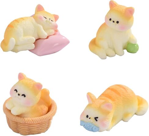 Cute Mini Creative Playing with Cats Hinge Heads Decorative Topper Set 4PCS, Home Decoration,Magnetic Hinge Head Toppers Door Hinge in Saudi Arabia