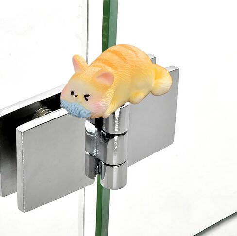 Cute Mini Creative Playing with Cats Hinge Heads Decorative Topper Set 4PCS, Home Decoration,Magnetic Hinge Head Toppers Door Hinge in Saudi Arabia
