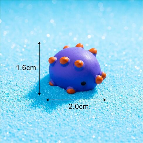 Cute Mini Creative Noctilucent Marine Animals, Sea Cucumbers Hinge Heads Decorative Topper Set 6PCS, Home Decoration,Magnetic Hinge Head Toppers Door Hinge in Saudi Arabia
