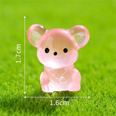 Cute Mini Creative Luminous Little Mouse Hinge Heads Decorative Topper Set 6PCS, Home Decoration,Magnetic Hinge Head Toppers Door Hinge in Saudi Arabia