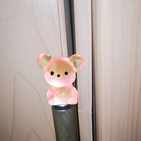 Cute Mini Creative Luminous Little Mouse Hinge Heads Decorative Topper Set 6PCS, Home Decoration,Magnetic Hinge Head Toppers Door Hinge in Saudi Arabia