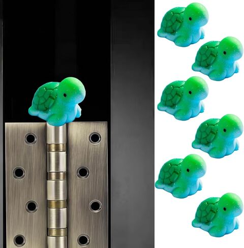 Cute Mini Creative Marine Animals, Turtles Hinge Heads Decorative Topper Set 6PCS, Home Decoration,Magnetic Hinge Head Toppers Door Hinge in Saudi Arabia