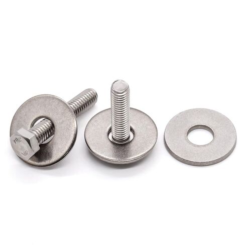 Glvaner 1" Stainless Flat Washers, 1.062" ID x 2.5" OD USS Type, 18-8 (304) Stainless Steel Metal Washers for 1" Screws and Bolts, 6 pcs in Saudi Arabia