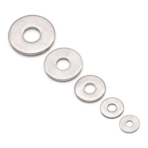Glvaner 1" Stainless Flat Washers, 1.062" ID x 2.5" OD USS Type, 18-8 (304) Stainless Steel Metal Washers for 1" Screws and Bolts, 6 pcs in Saudi Arabia
