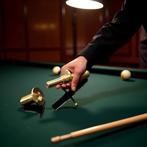 Gold Male-Lock Pool Snooker Cue Walking Cane Wood Stick Vacuum Quick Release Brass Joint Pin Connector，Cue Sticks and Accessories，Billiard Cue Sticks in Saudi Arabia