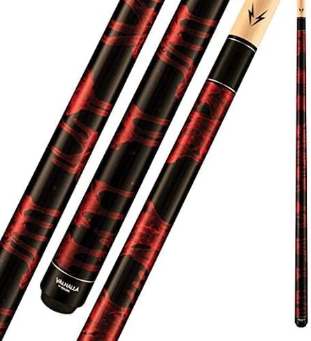 Viking Valhalla 200 Series No Wrap 2 Piece 58" Pool Cue Stick + Bonus Williard Nickel Tip Tool - VA212 in Saudi Arabia