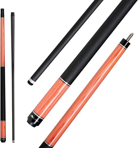 Carbon Fiber Pool Cue,58" Low Deflection Pool Cue,Carbon Fiber Cue Shaft 5/16×18,Professional Pool Sticks for Adults in Saudi Arabia