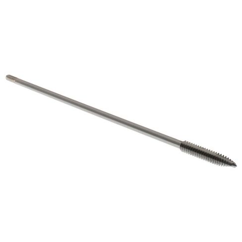 Hertel Extension Tap, 6-32 UNC, 2 Flutes, High Speed Steel, Spiral Point, Plug Chamfer, 4" OAL, 2B Class of Fit, Bright Finish in Saudi Arabia