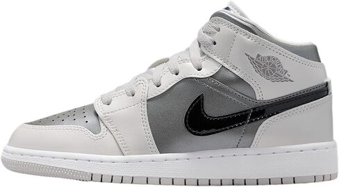 حذاء Air Jordan 1 Mid SE للأطفال الكبار (فوتون داست/بيوتر مسطح/أسود/أزرق بارد) in Saudi Arabia