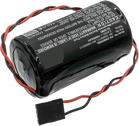 بطارية بديلة 9A-100005111 لمحللات التدفق MC-II Plus EXP MC-III Plus MC-III Plus EXP Flow Analyzer MC-II Plus WT4911B WT4911BATT، P/N: 9A-100005111 LS33600-CN1 MV-100005111 بطارية 14500 مللي أمبير في الساعة in Saudi Arabia