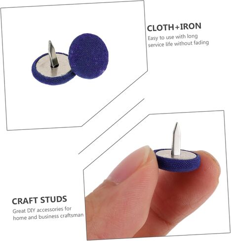 AUTSUPPL 50pcs Two Feet Studs DIY Rivets for Craft Projects Non Fading Decorative Nails Easy to Use for Handmade Crafts and Repairs in Saudi Arabia