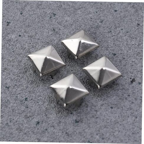 FOMIYES 200Pcs Silver Square Rivet Metal Studs for DIY Punk Shoes Clothing and Accessories Stylish Decorative Nail for Crafts and Fashion Projects in Saudi Arabia
