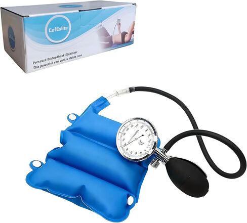 Pressure Biofeedback Stabilizer - Joint Support & Muscle Control Trainer for Low Back & Neck Pain Relief - Posture Corrector for Office Workers & Athletes (Blue) in Saudi Arabia