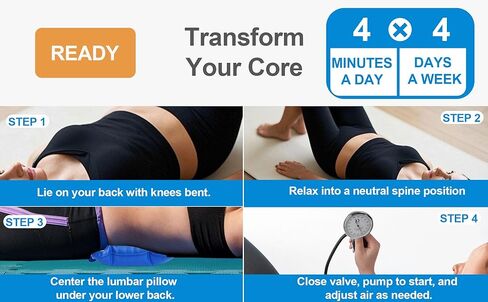 Pressure Biofeedback Stabilizer - Joint Support & Muscle Control Trainer for Low Back & Neck Pain Relief - Posture Corrector for Office Workers & Athletes (Blue) in Saudi Arabia