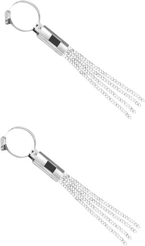 2pcs 4 Static Ground Electrostatic Belt Car Anti Static Strap Iron Chain Conductive Tape, As Shownx2pcs, X031642FW0KMLK2WJ0TB in Saudi Arabia