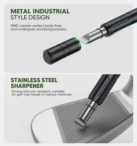 مجموعة تنظيف الجولف جيسكان برو مع فرشاة تنظيف نادي الجولف، منظف المقبض، ملمع النادي، منشفة، أداة مبراة أخدود النادي وحقيبة محمولة، ملحقات الجولف الأساسية للرجال، هدايا الجولف للاعبي الجولف in Kuwait