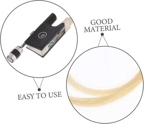 Complete Violin Bow Parts Kit Tailpiece Tuner Bow Frog Screw for Violin Replacement in Saudi Arabia