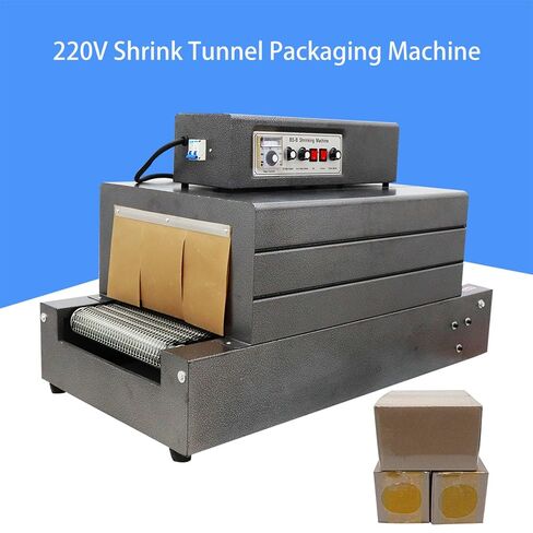 Shrink Wrap Machine Mesh Type Heat Shrink Packaging Machine Electric Tunnel Packaging Equipment for POF PVC (16X8inch Max Shrink Size) 220V in Kuwait