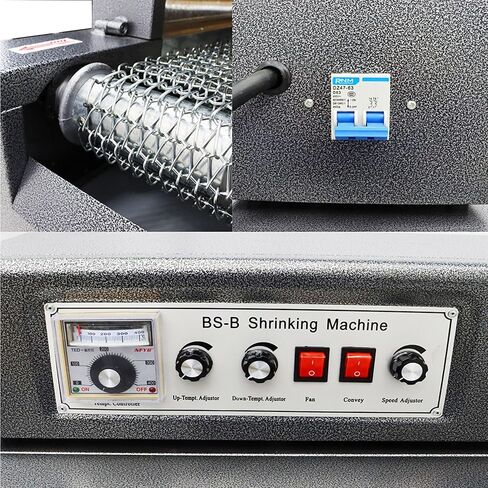 Shrink Wrap Machine Mesh Type Heat Shrink Packaging Machine Electric Tunnel Packaging Equipment for POF PVC (16X8inch Max Shrink Size) 220V in Kuwait