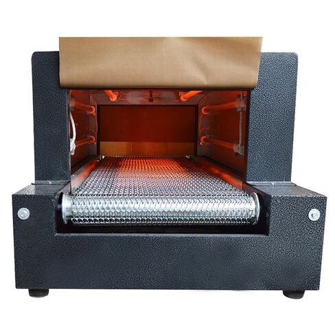 Shrink Wrap Machine Mesh Type Heat Shrink Packaging Machine Electric Tunnel Packaging Equipment for POF PVC (16X8inch Max Shrink Size) 220V in Kuwait