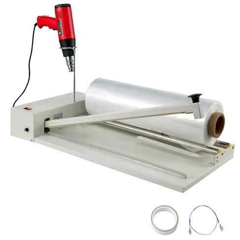 Happybuy 18 "Shrink Wrap Sealer، آلة ختم I-Bar بقدرة 530 وات مع مسدس حراري وفيلم منكمش، متوافق مع PVC POF in Saudi Arabia