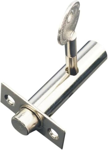 أقفال باب الخصوصية من الفولاذ المقاوم للصدأ مقاس 16 × 60 سم، قفل نقر أسطواني بمفتاح، مجموعة قفل خصوصية منزلية للأبواب الداخلية، باب مقاوم للحريق in Kuwait