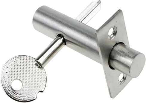 قفل باب غير مرئي من الفولاذ المقاوم للصدأ سهل التركيب، قفل نقر بسيط سميك، قفل الخصوصية (1) in Kuwait