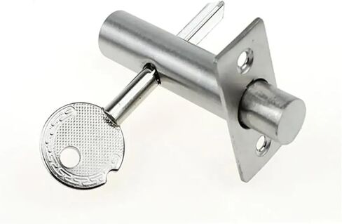 إكسسوارات قفل باب غير مرئي من الفولاذ المقاوم للصدأ، قفل مدير بسيط سميك، مجموعة قفل الخصوصية(2) in Kuwait