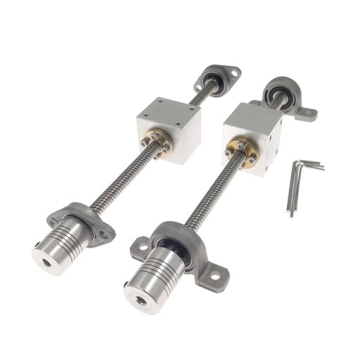 3D Printer CNC T8 Screw Set Horizontal Screw or Vertical Screw Pitch 2mm Lead 8mm Length 100mm200mm300mm450mm500mm800mm(KFL08,400mm) in Saudi Arabia
