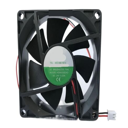 8025 HD8025B24D DC24V 0.25A 8CM مروحة عاكسة بسلكين in Saudi Arabia