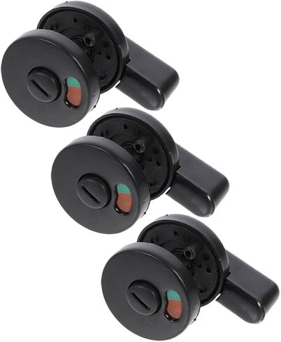 SHERCHPRY 3pcs Commercial Keyless Door Lock with Vacant Occupied Indicator for Public Restrooms Easy Installation Privacy Bathroom Door Bolt Lock Security Latch for Efficient Use in Saudi Arabia
