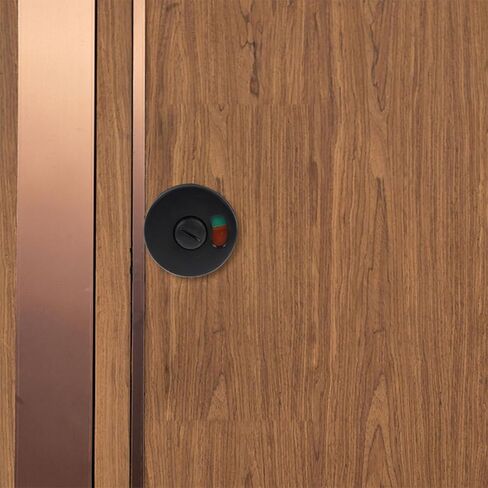 SHERCHPRY 3pcs Commercial Keyless Door Lock with Vacant Occupied Indicator for Public Restrooms Easy Installation Privacy Bathroom Door Bolt Lock Security Latch for Efficient Use in Saudi Arabia
