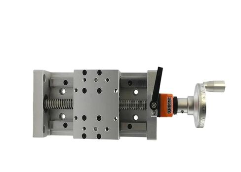 طاولة منزلقة يدوية 50-1000 مم محرك خطي للسكتة الدماغية شاشة عرض رقمية عداد موضع 120 كجم سكة خطية (عرض أفقي، ضربة 300 مم) in Kuwait