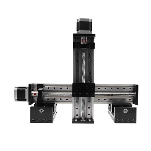 طاولة انزلاق دليل خطي مربع مزدوج 1204/1605/1610 100-1000 مم منصة محور الكرة اللولبية السكتة الدماغية المرحلة 2/4 قطعة منزلقات (طاولة SFU1605 50x80، ضربة 100 مم) in Kuwait