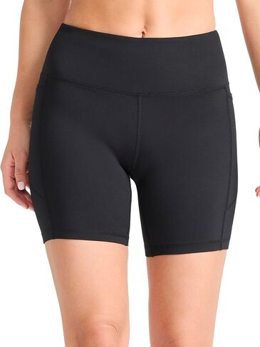 Reebok Women's Lux High-Rise Bike 6" Short, Slim Fit, Lightweight Stretch Nylon Fabric, Moisture-Wicking in Saudi Arabia