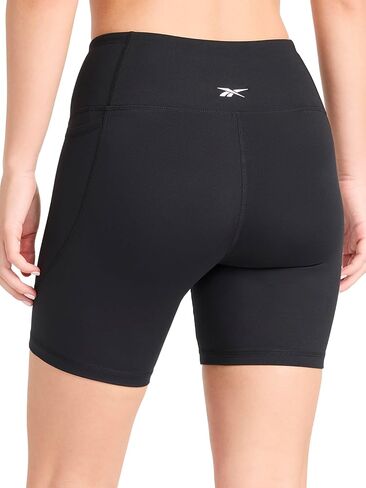 Reebok Women's Lux High-Rise Bike 6" Short, Slim Fit, Lightweight Stretch Nylon Fabric, Moisture-Wicking in Saudi Arabia