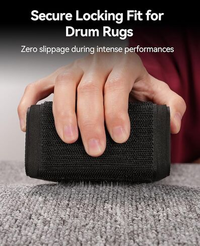 POGOLAB Bass Drum Anchor for Creep, Anti-Slip, Drum Block Stopper Works on Drum Rugs, Mats, Carpets and Floor for Drum Set Drummer Accessories Gifts in Saudi Arabia