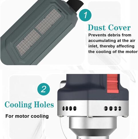 Handheld Lab Homogenizer High Speed Disperser Emulsifier Mixer 6 Speed from 9000 to 30 000rpm 316 Stainless Steel 25mm Probe for 150-10000ML Sample Max Viscosity 10000mPas with Stand 25 in Saudi Arabia