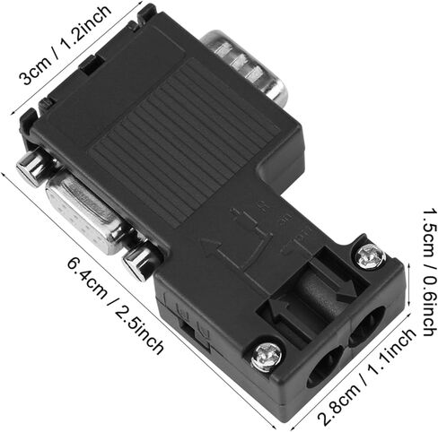 Haofy DP Bus Connector 24V 12Mbps معدل نقل مع المقاوم الطرفي للأتمتة الصناعية، والبيئات القاسية، وشبكات PROFIBUS DP in Saudi Arabia