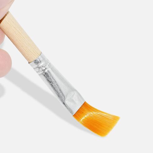3 Pieces Mini Wooden Handle Brush Computer Keyboard Cleaning Brush Multi-Purpose Cleaning Brush Wooden Handle Paint Brush for BBQ Painting Keyboards Jewelry, 5.5 Inches in Saudi Arabia