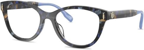 Tory Burch TY 2137U 2034 Blue & Tortoise Plastic Pillow Eyeglasses 47mm in Saudi Arabia