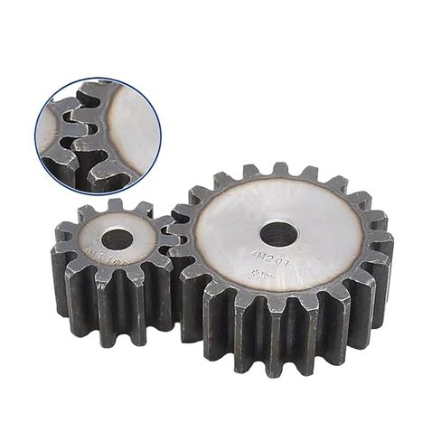 Steel Heavy Duty Motor Pinion Gear 4M Spur Gear 10-20 Teeth Industrial Transmission Motor(19 Teeth-OD 84mm) in Saudi Arabia